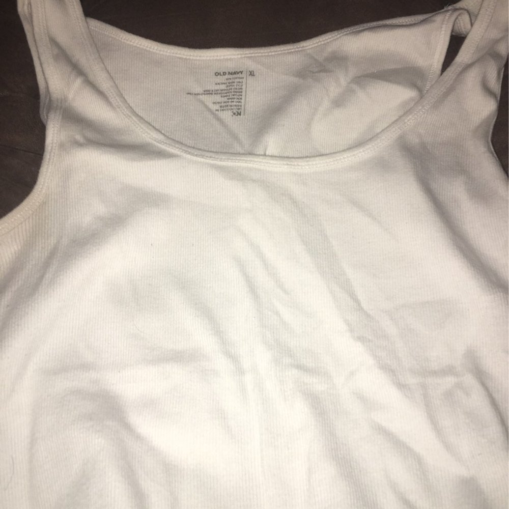 White tank top